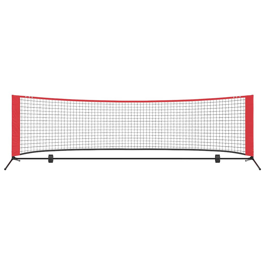 Tennisnet Zwart en rood 301 x 90.5 x 87 cm Polyester