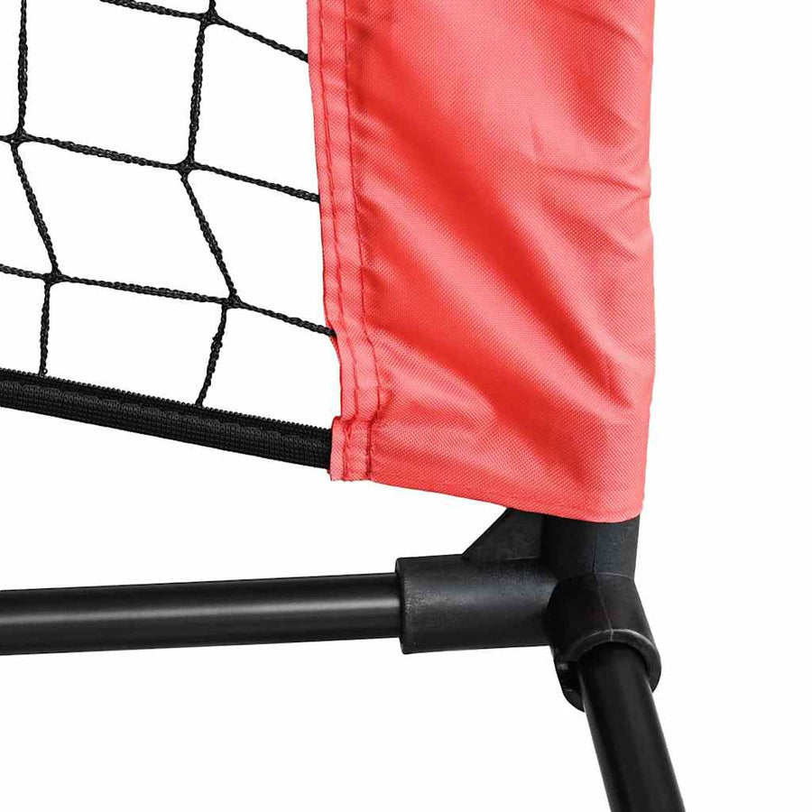 Tennisnet Zwart en rood 396 x 92 x 87 cm Polyester