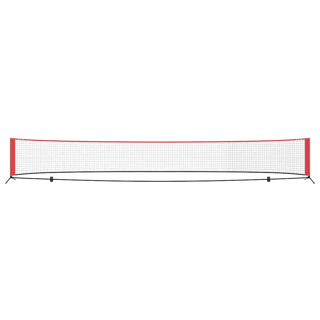 Tennisnet Zwart en rood 595 x 90.5 x 87 cm Polyester