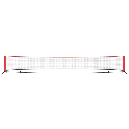 Tennisnet Zwart en rood 595 x 90.5 x 87 cm Polyester