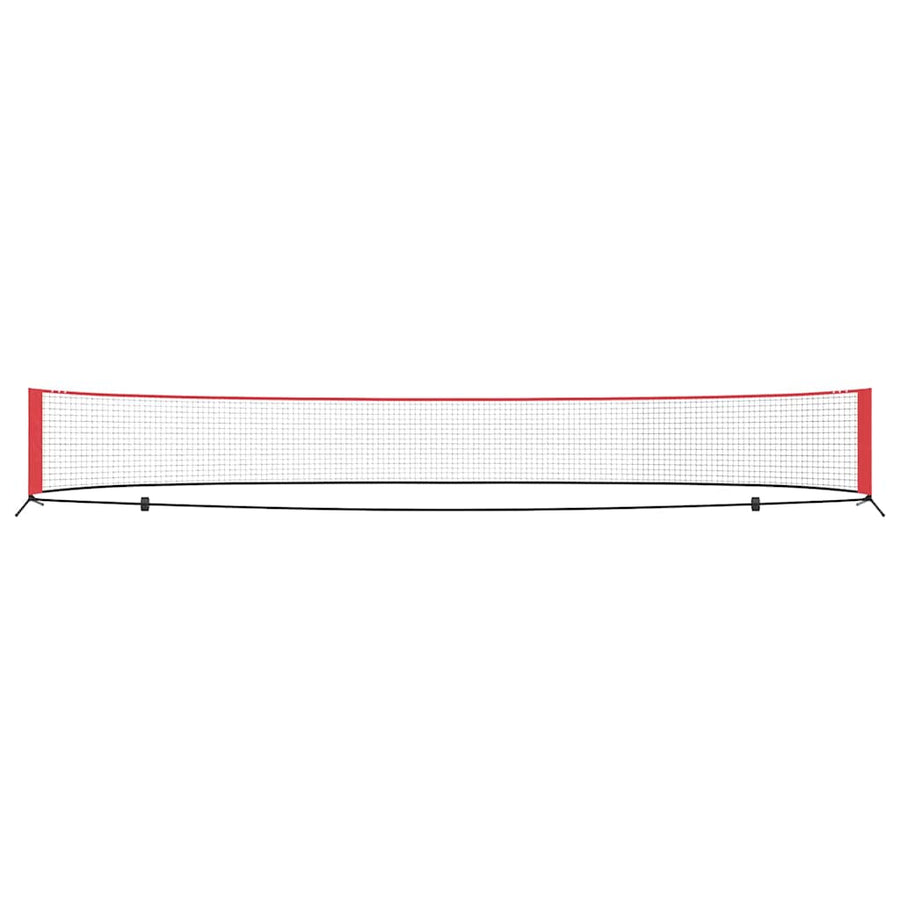 Tennisnet Zwart en rood 595 x 90.5 x 87 cm Polyester