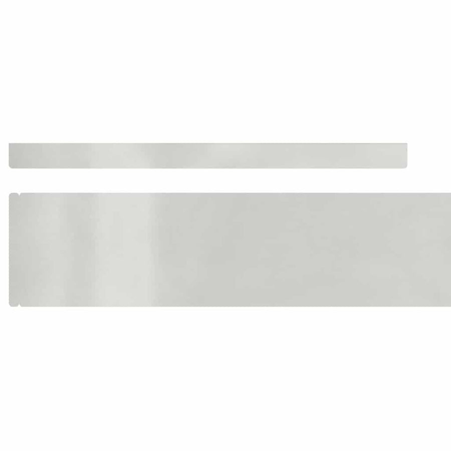 Tuin Grasperkafwerking Zilver 450 x 10 cm Roestvrij staal