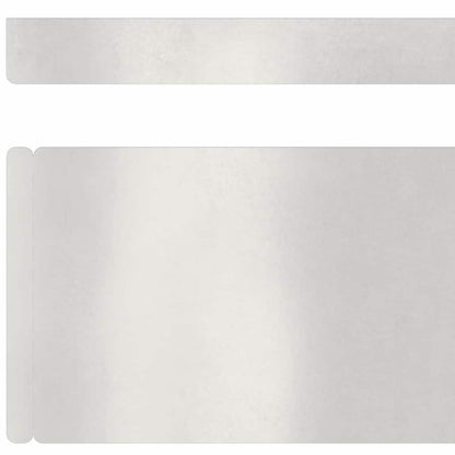 Tuin Grasperkafwerking 4 pcs Zilver 450 x 10 cm Roestvrij staal