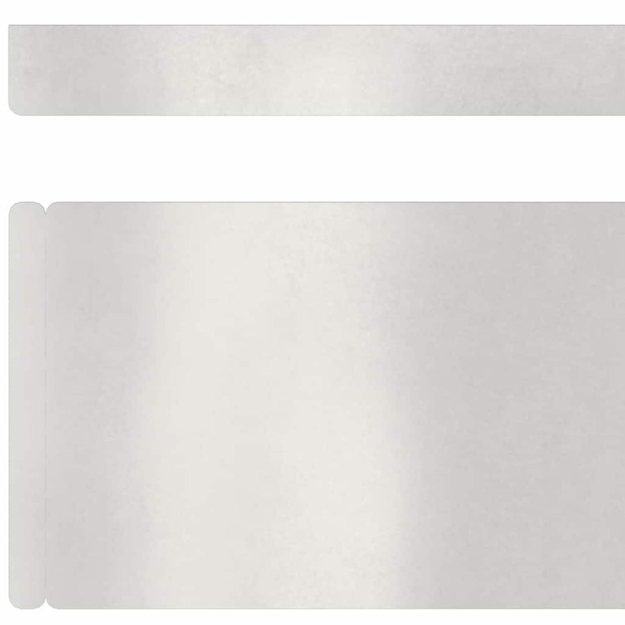 Tuin Grasperkafwerking 4 pcs Zilver 450 x 10 cm Roestvrij staal