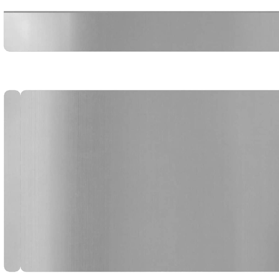 Tuin Grasperkafwerking Zilver 450 x 10 cm Gegalvaniseerd staal