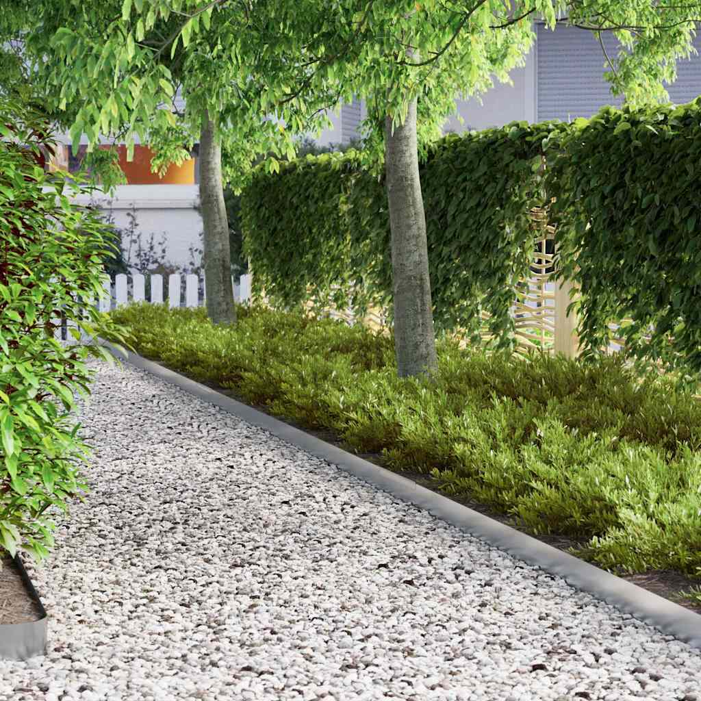 Tuin Grasperkafwerking 4 pcs Zilver 450 x 10 cm