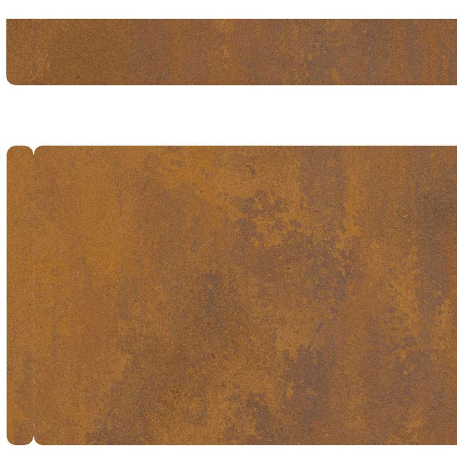 Tuin Grasperkafwerking 4 pcs Roestig 450 x 10 cm Cortenstaal
