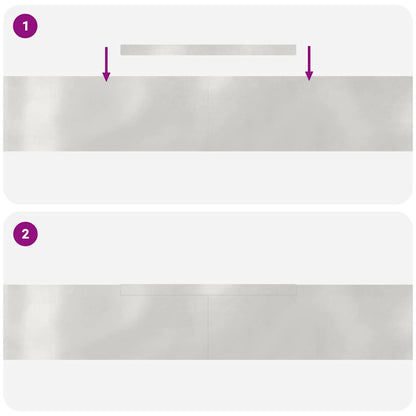 Tuin Grasperkafwerking 4 pcs Zilver 450 x 15 cm Roestvrij staal