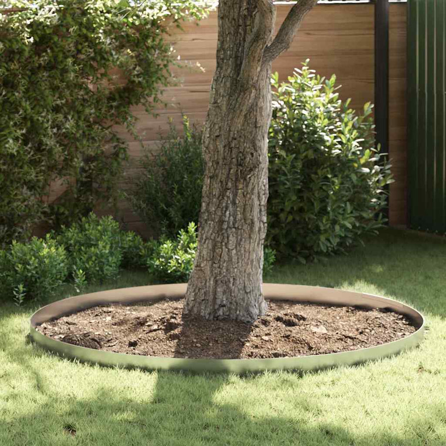Tuin Grasperkafwerking Zilver 450 x 15 cm Gegalvaniseerd staal