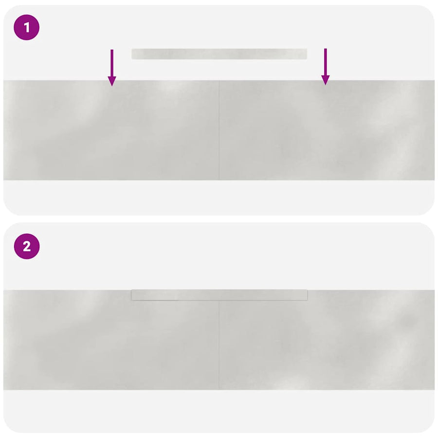 Tuin Grasperkafwerking 4 pcs Zilver 450 x 20 cm Roestvrij staal