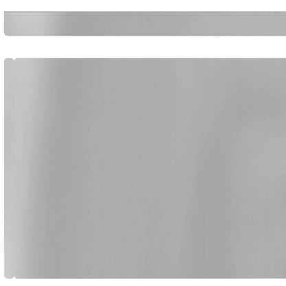 Tuin Grasperkafwerking 4 pcs Zilver 450 x 20 cm