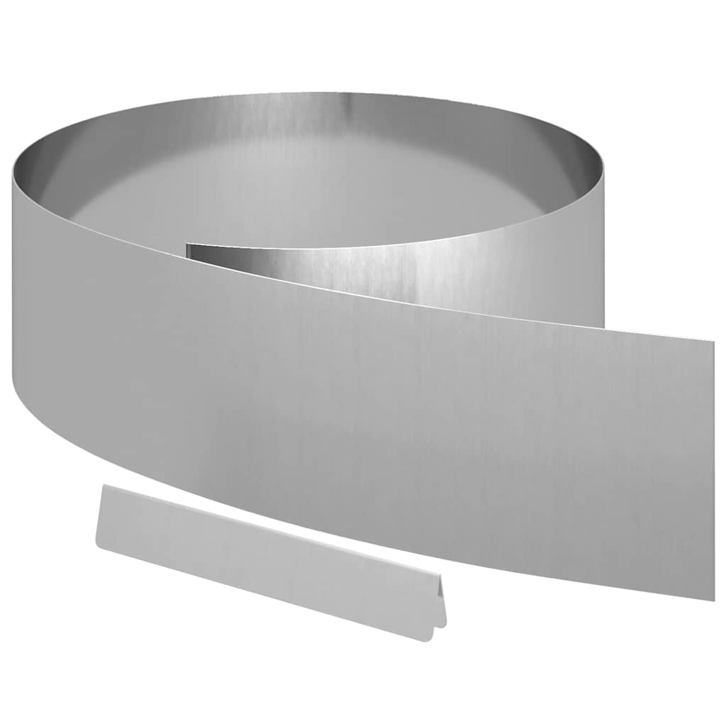 Tuin Grasperkafwerking 4 pcs Zilver 450 x 20 cm