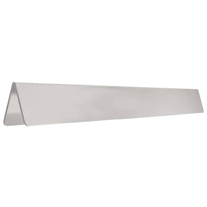 Tuinrand 450 x 0,05 x 25 cm Roestvrij staal Zilver