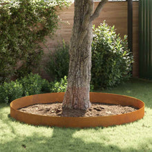 Tuin Grasperkafwerking Roestig 450 x 25 cm Cortenstaal