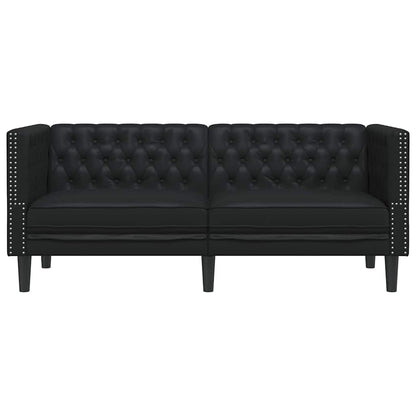 Bank Zwart 174 x 74,5 x 70,5 cm PVC