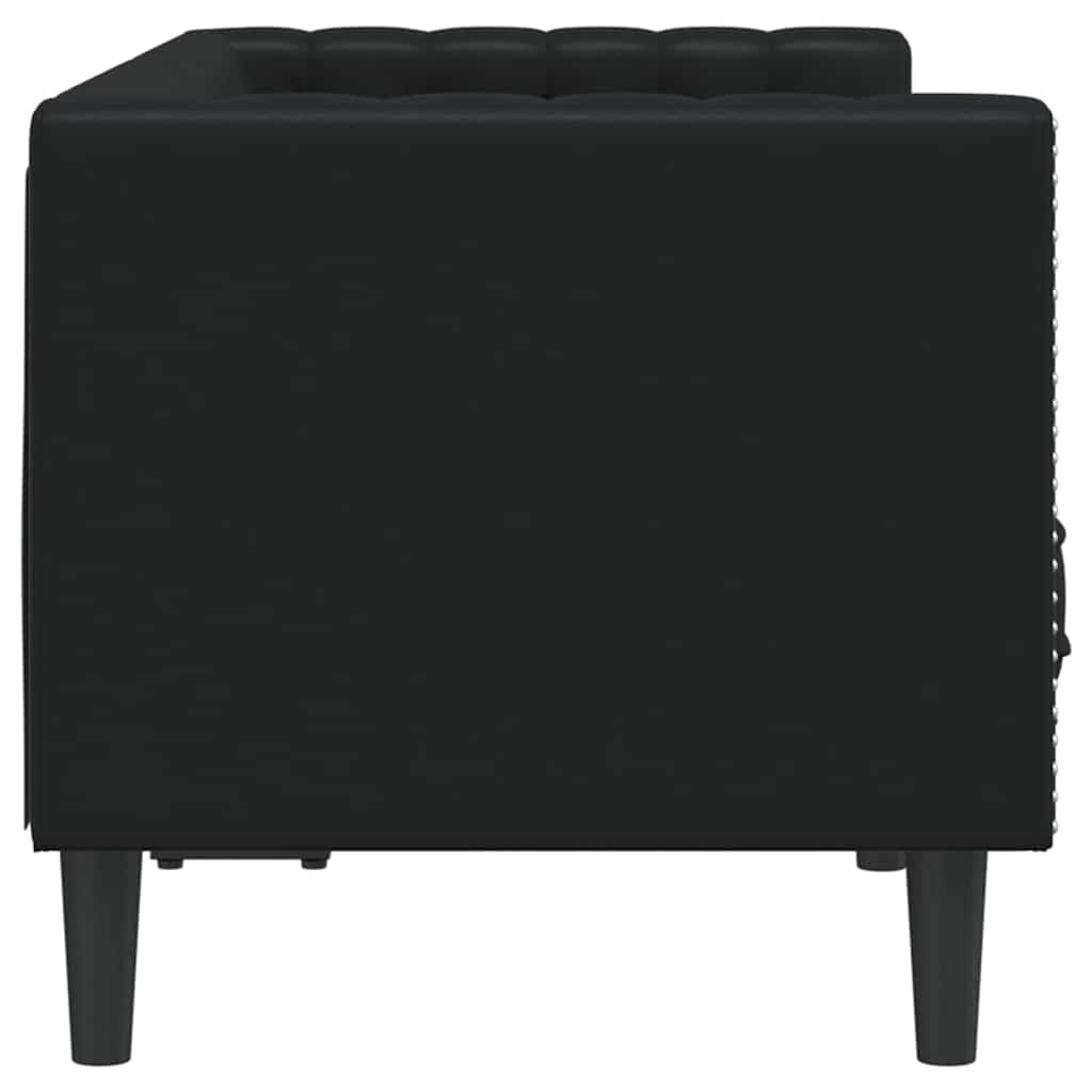 Bank Zwart 174 x 74,5 x 70,5 cm PVC
