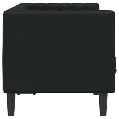 Bank Zwart 174 x 74,5 x 70,5 cm PVC