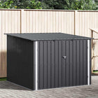 Bicycle shed 3 pcs Anthracite 215 x 206 x 157 cm Metal