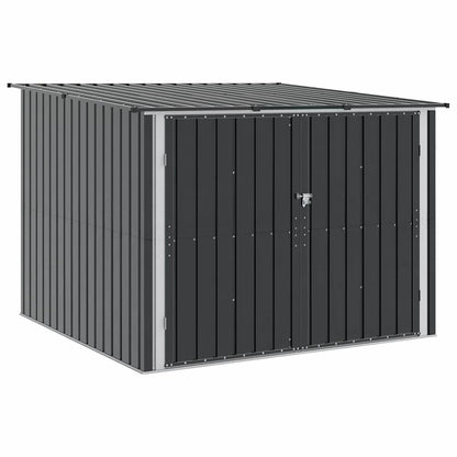Fietsschuurtje 3 pcs Antraciet 215 x 206 x 157 cm Metaal