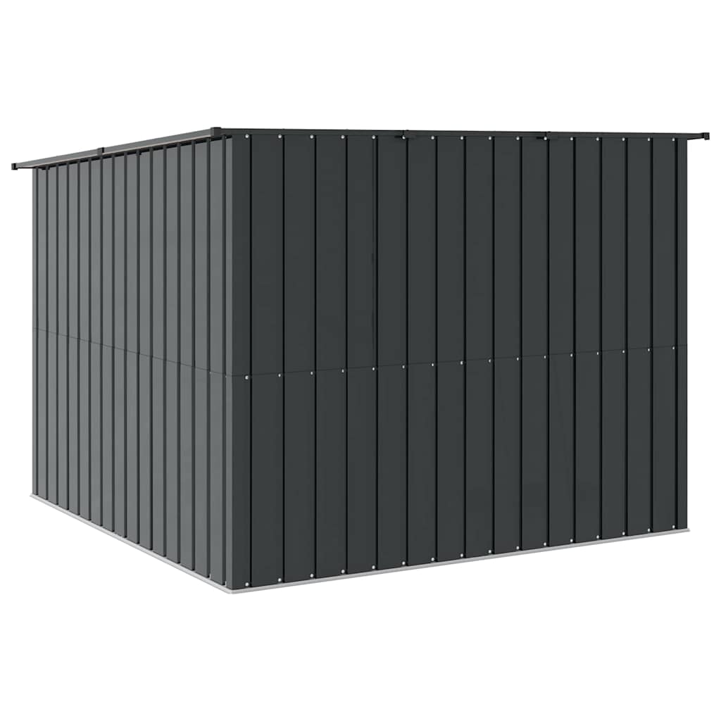 Fietsschuurtje 3 pcs Antraciet 215 x 206 x 157 cm Metaal