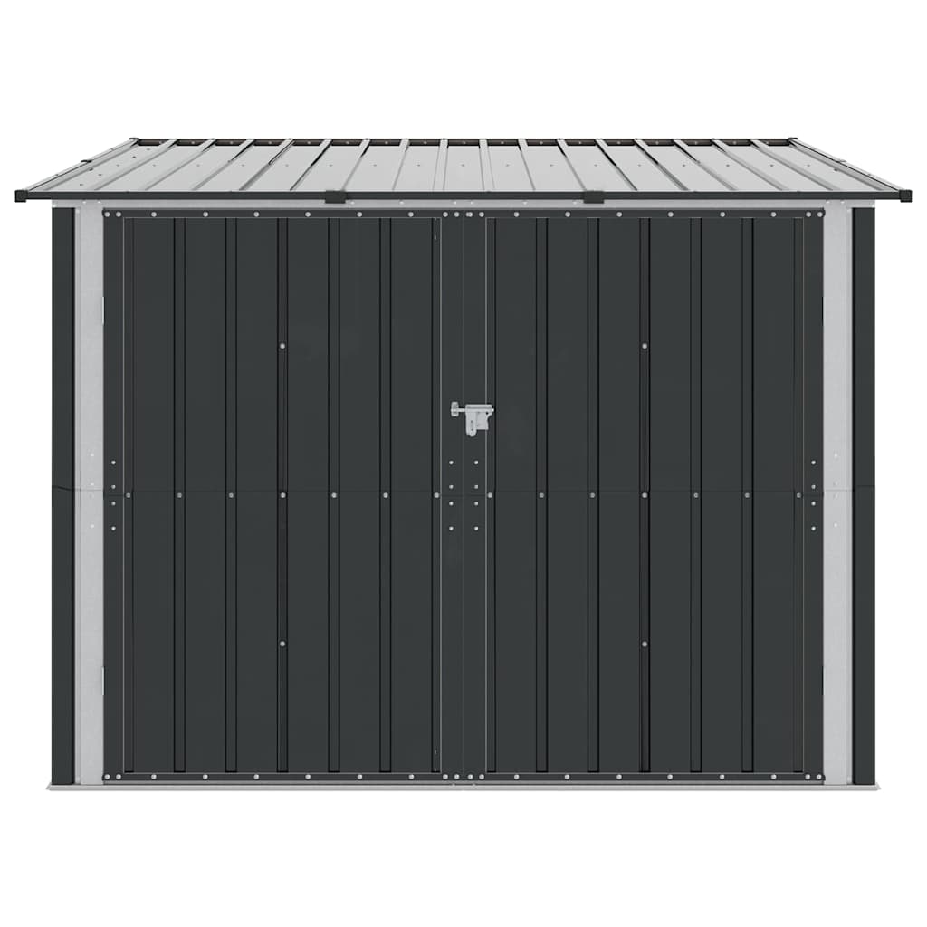 Fietsschuurtje 3 pcs Antraciet 215 x 206 x 157 cm Metaal