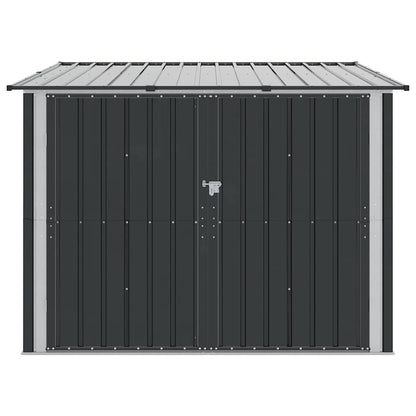 Fietsschuurtje 3 pcs Antraciet 215 x 206 x 157 cm Metaal