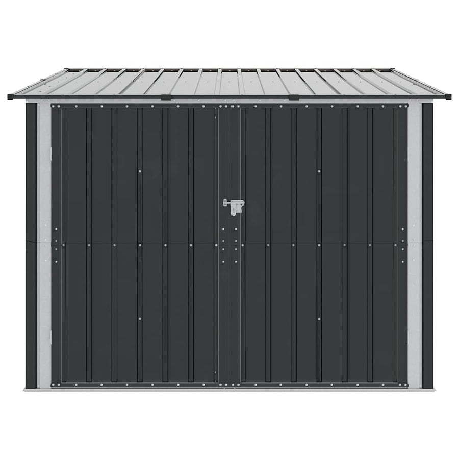 Fietsschuurtje 3 pcs Antraciet 215 x 206 x 157 cm Metaal