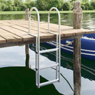 3-Step Scaffold Ladder Silver 45 x 11.5 x 134 cm Aluminium
