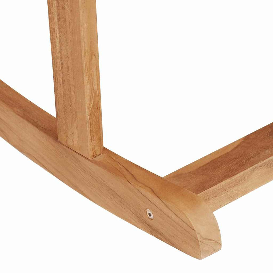 Adirondack Schommelstoel 2 st Bruin Massief teakhout