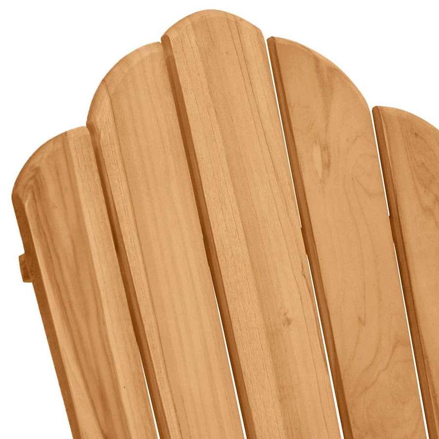 Adirondack Schommelstoel 2 st Bruin Massief teakhout