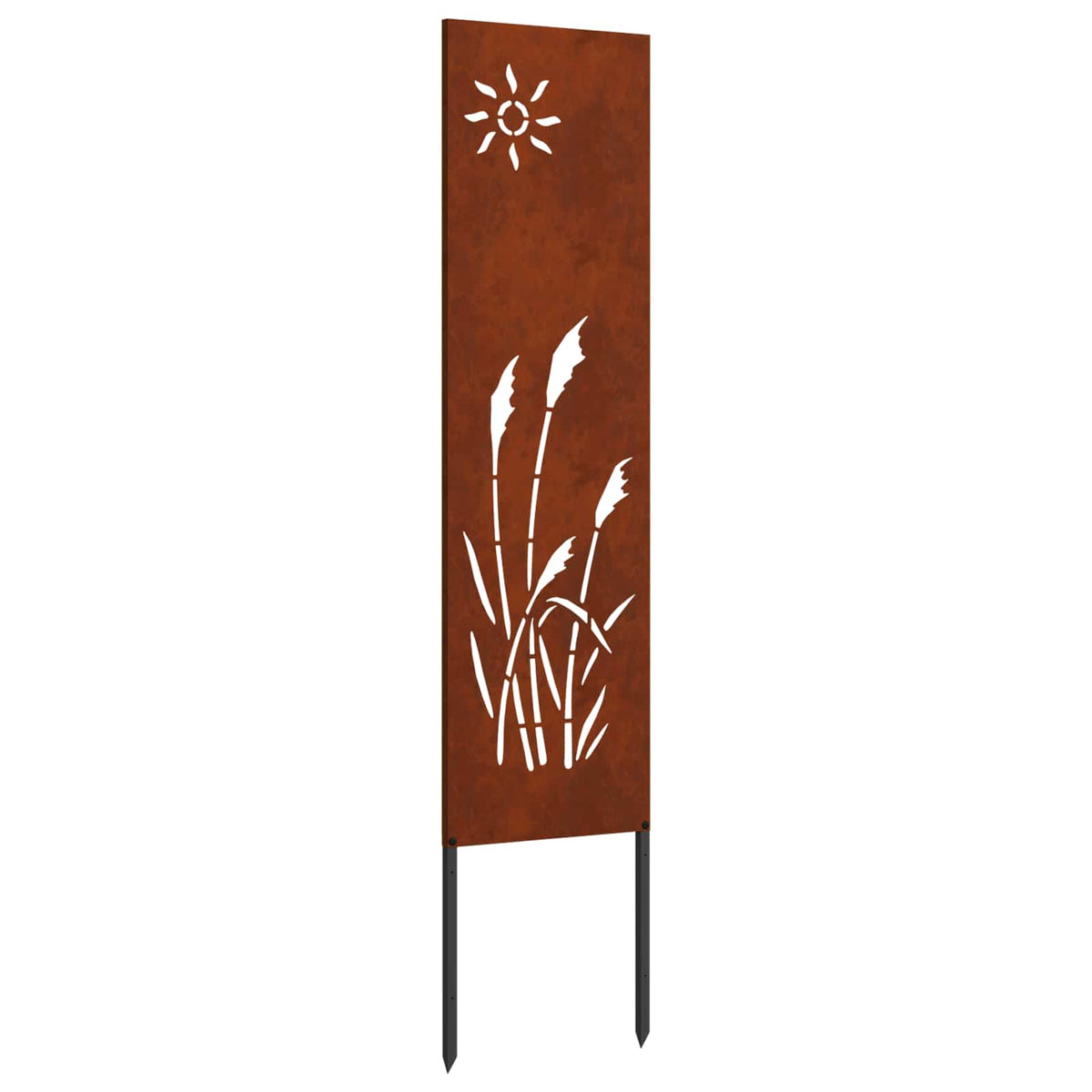Tuin Privacy Screen Fretwerk Roestig 32 x 140 cm weervast staal