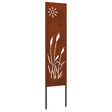 Tuin Privacy Screen Fretwerk Roestig 32 x 140 cm weervast staal
