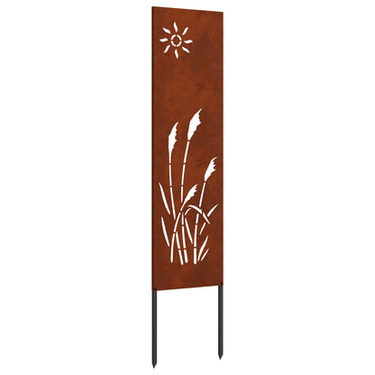 Tuin Privacy Screen Fretwerk Roestig 32 x 140 cm weervast staal
