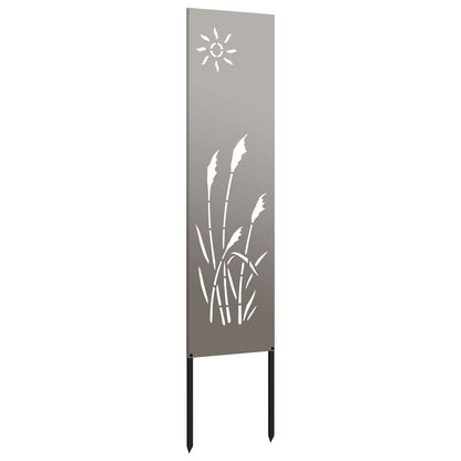 Tuin Privacy Screen Fretwerk Roestig 32 x 140 cm weervast staal