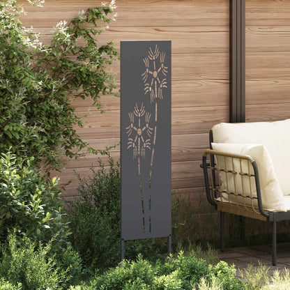 Tuin Privacy Screen Antraciet 32 x 140 cm Koudgewalst staal