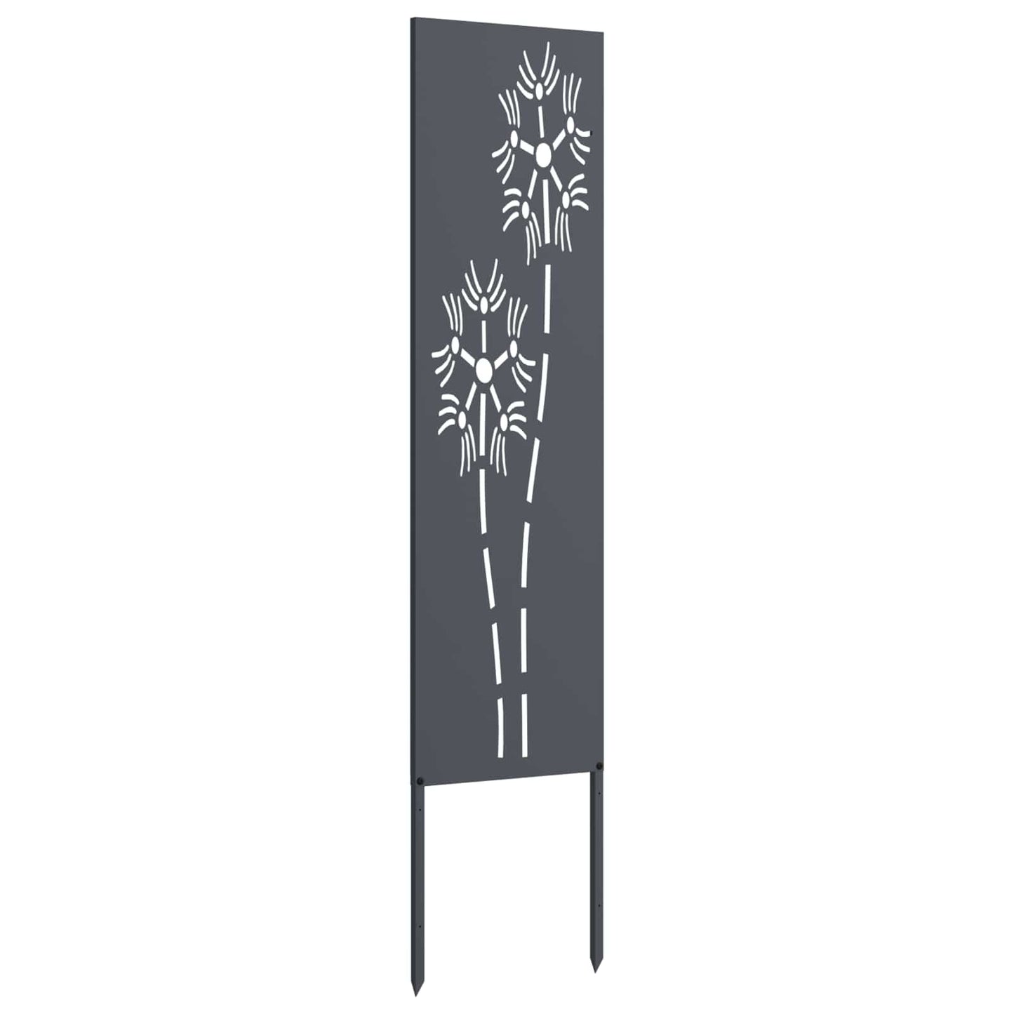 Tuin Privacy Screen Antraciet 32 x 140 cm Koudgewalst staal