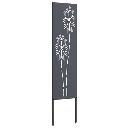 Tuin Privacy Screen Antraciet 32 x 140 cm Koudgewalst staal