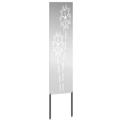 Tuin Privacy Screen Zilver 32 x 140 cm Gegalvaniseerd staal