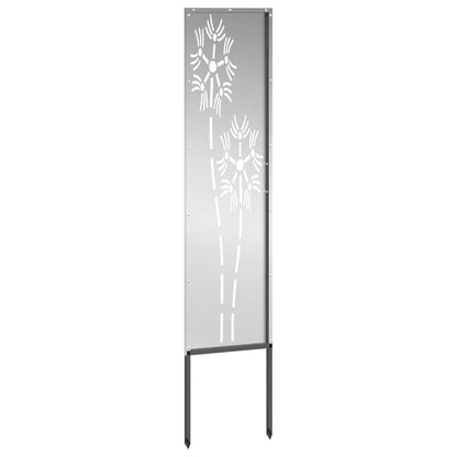 Tuin Privacy Screen Zilver 32 x 140 cm Gegalvaniseerd staal