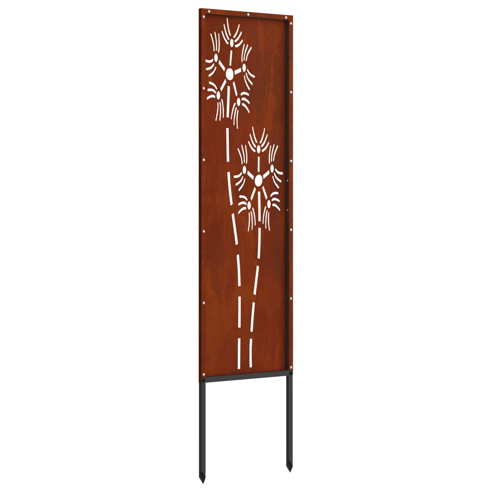 Tuin Privacy Screen Fretwerk Roestig 32 x 140 cm Cortenstaal