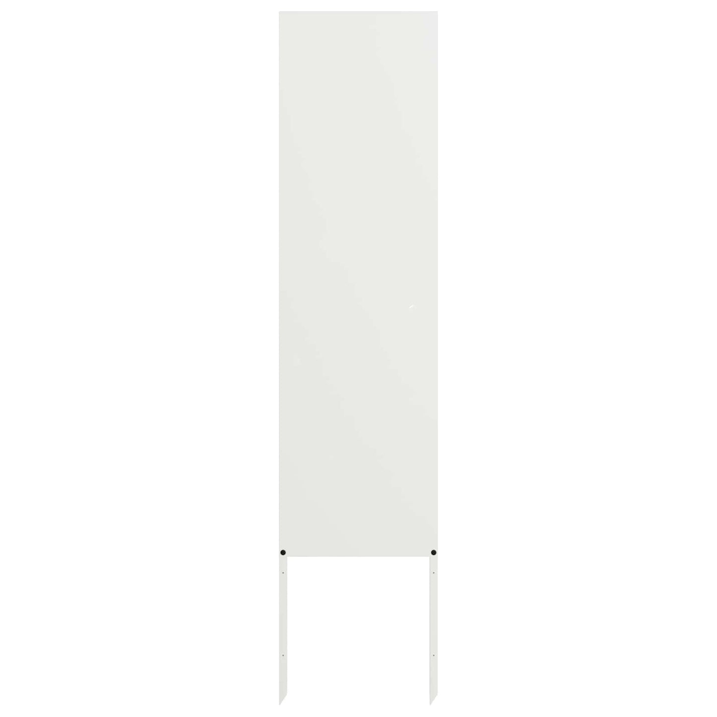 Tuin Privacy Screen Fretwerk Wit 32 x 140 cm Koudgewalst staal