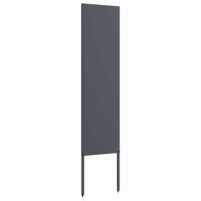 Tuin decoratief paneel Antraciet 32 x 140 cm Koudgewalst staal