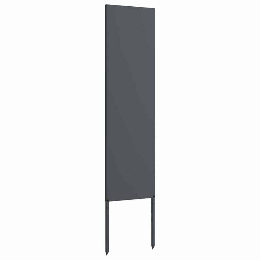 Tuin decoratief paneel Antraciet 32 x 140 cm Koudgewalst staal
