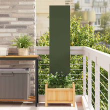 Tuin Privacy Screen Olijfgroen 32 x 140 cm Koudgewalst staal