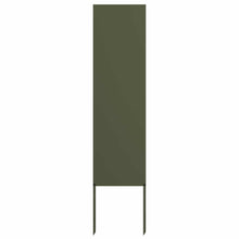 Tuin Privacy Screen Olijfgroen 32 x 140 cm Koudgewalst staal