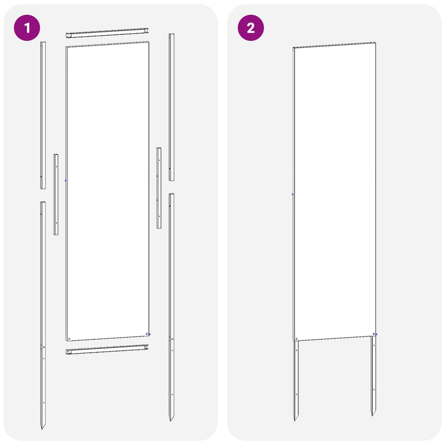 Tuin Privacy Screen Fretwerk Zilver 32 x 140 cm Roestvrij staal