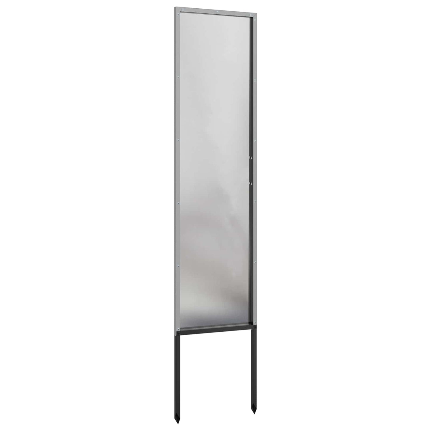 Tuin Privacy Screen Fretwerk Zilver 32 x 140 cm Roestvrij staal