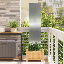 Tuin Privacy Screen Zilver 32 x 140 cm Gegalvaniseerd staal