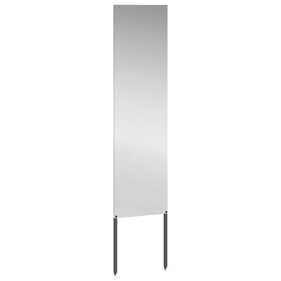 Tuin Privacy Screen Zilver 32 x 140 cm Gegalvaniseerd staal
