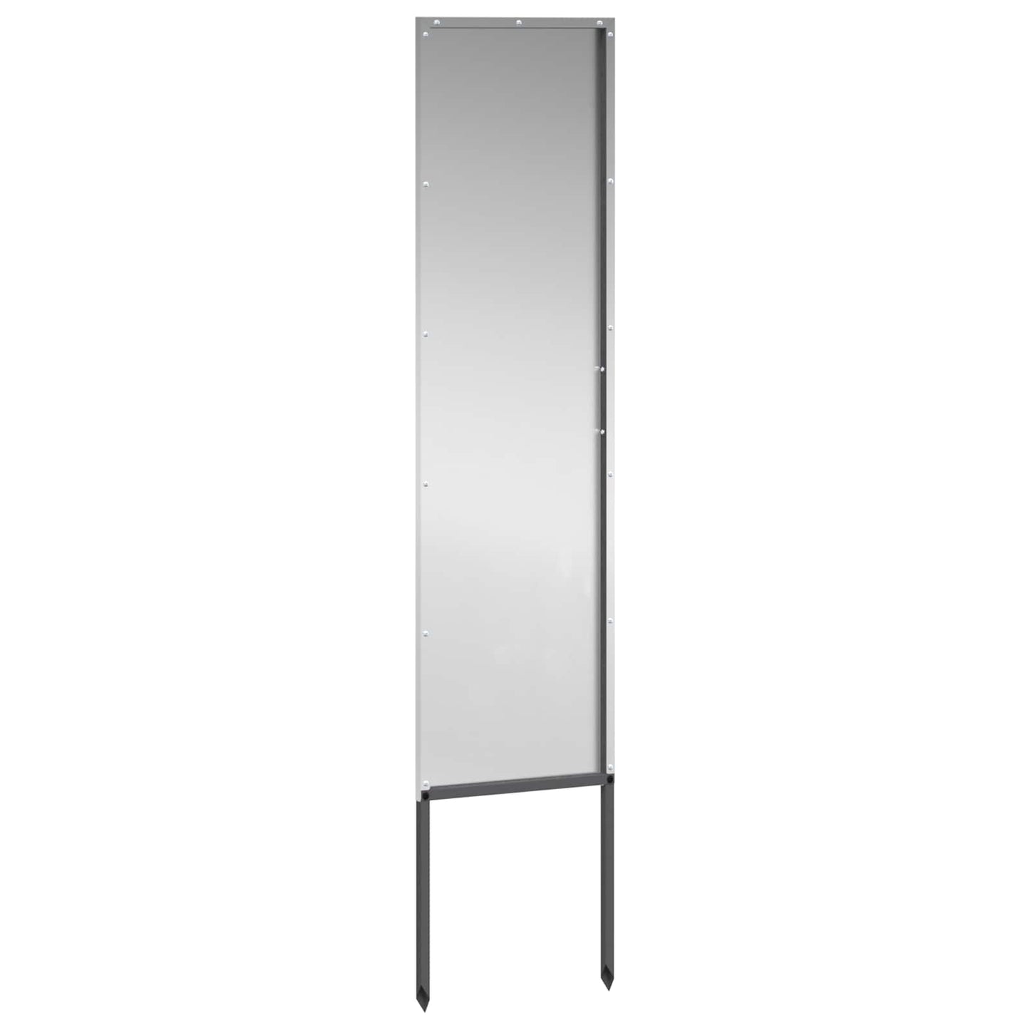 Tuin Privacy Screen Zilver 32 x 140 cm Gegalvaniseerd staal
